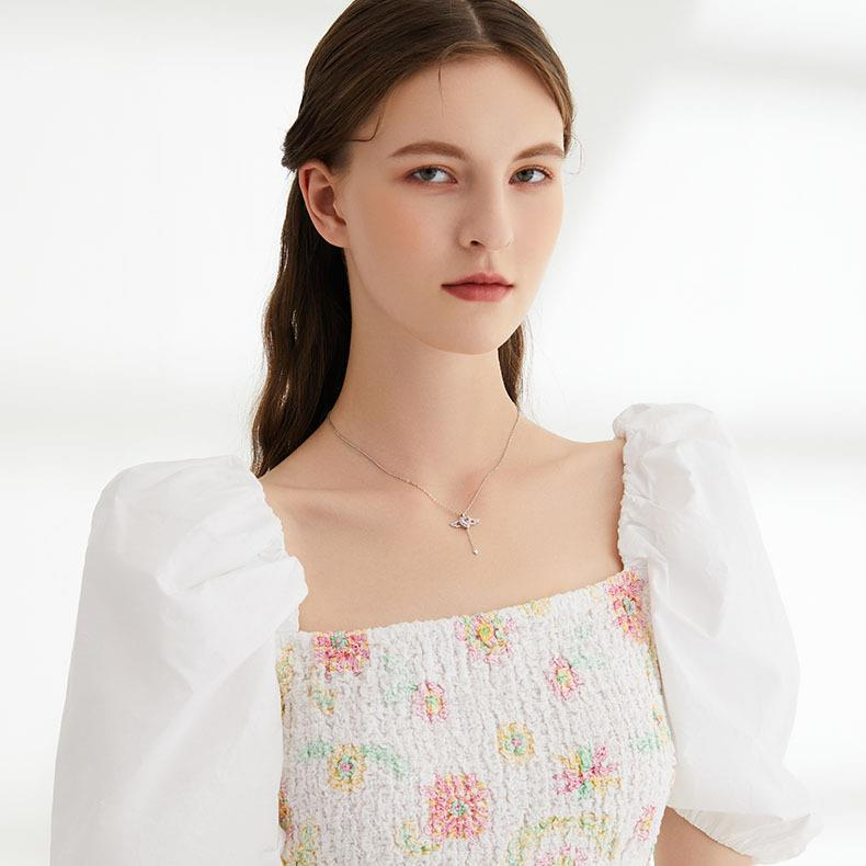 Collar Alas de Ángel + Caja de Rosa - PARA MI AMOR 💝