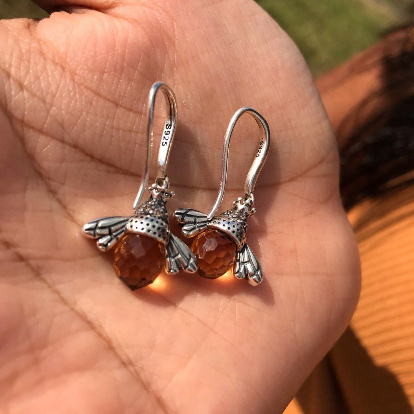 Joyas Bee Flies - Plata 925 - Piedra de Circonita