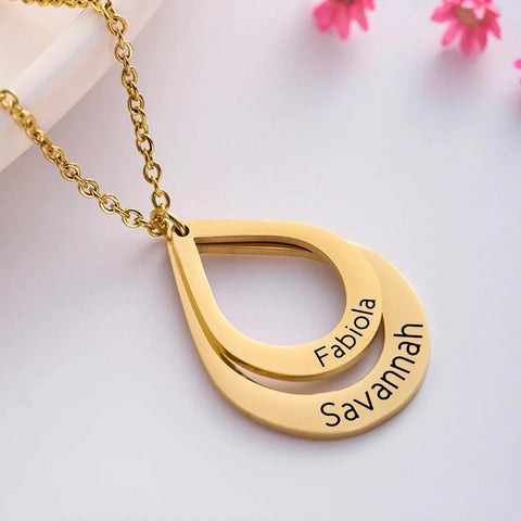 Collar Eslabones de la Vida™ – Personalizado con los Nombres de Quien Más Amas