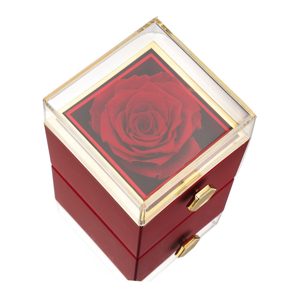 CAJA ROSA ETERNA - C/ COLLAR PERSONALIZADO