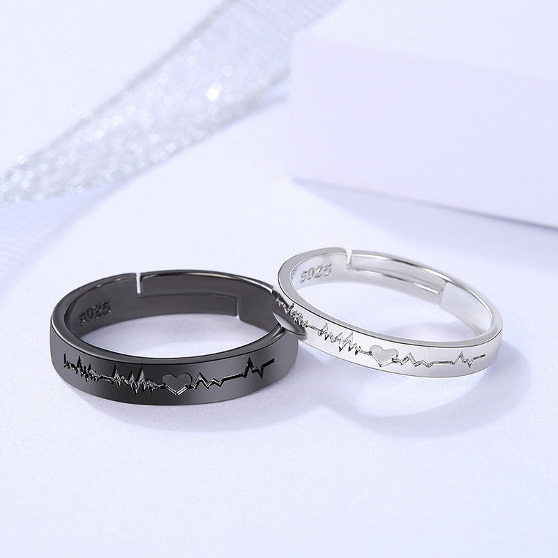 Par de alianzas para pareja - Ajustable