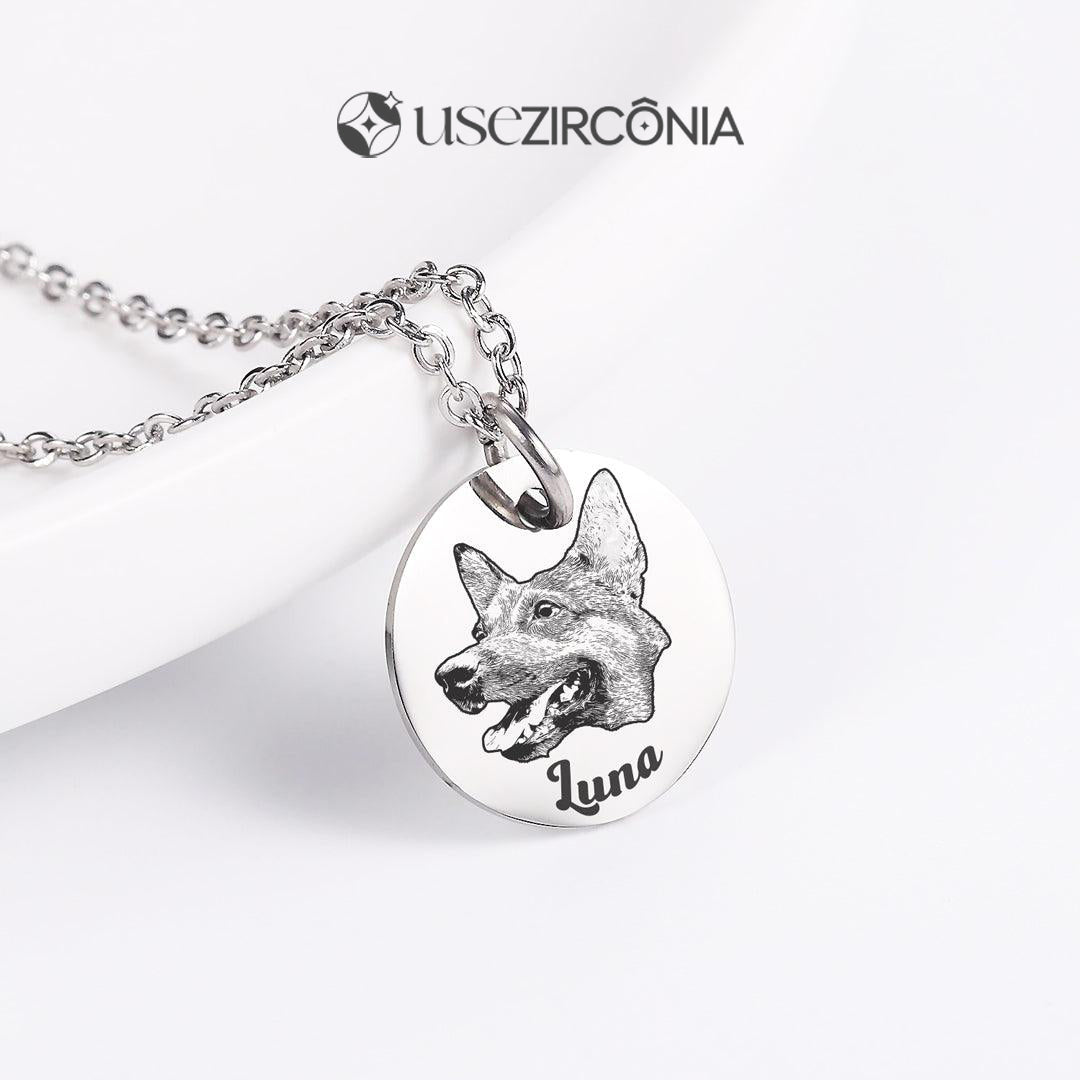 Collar Personalizado con Foto de tu Mascota - Un Retrato para la Eternidad