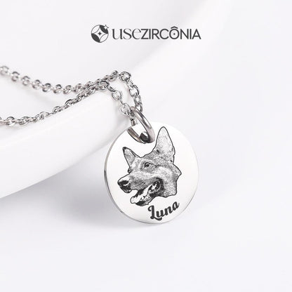 Collar Personalizado con Foto de tu Mascota - Un Retrato para la Eternidad