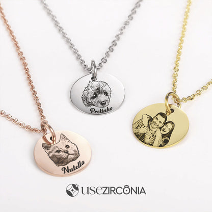 Collar Personalizado con Foto de tu Mascota - Un Retrato para la Eternidad