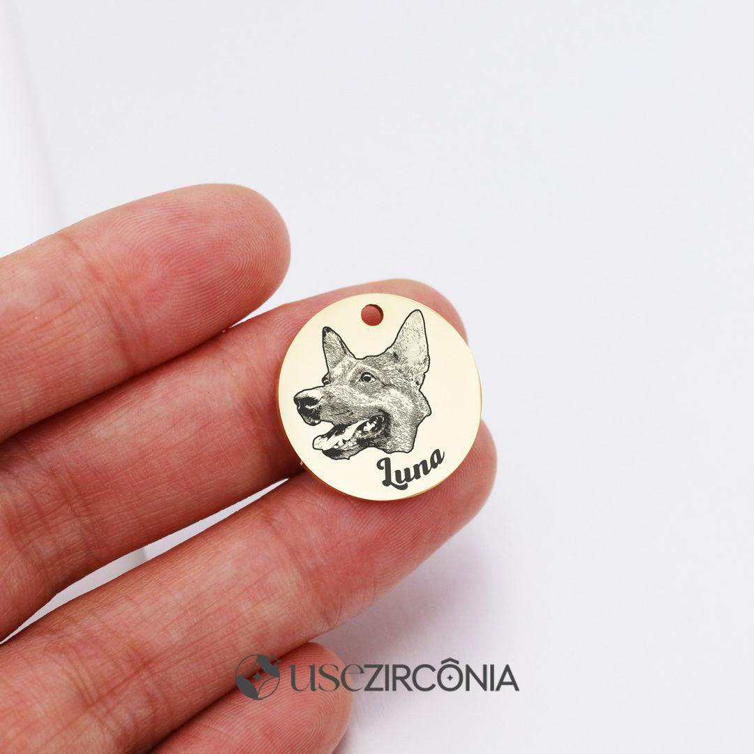 Collar Personalizado con Foto de tu Mascota - Un Retrato para la Eternidad
