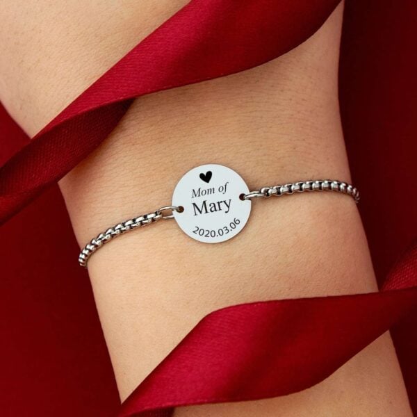 ✨ Pulsera Medalla Personalizada – Un Detalle Que Cuenta Tu Historia