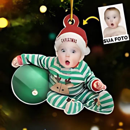 Foto personalizada El milagro de la vida - Adorno personalizado para la familia - Compra 2 y Llévate 3 + Envío Gratis