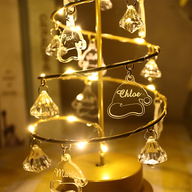 Árbol de Recuerdos Navideños - Estilo Festivo y Personalización Exclusiva