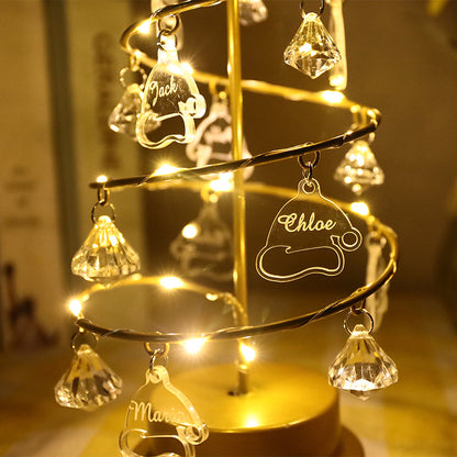 Árbol de Recuerdos Navideños - Estilo Festivo y Personalización Exclusiva