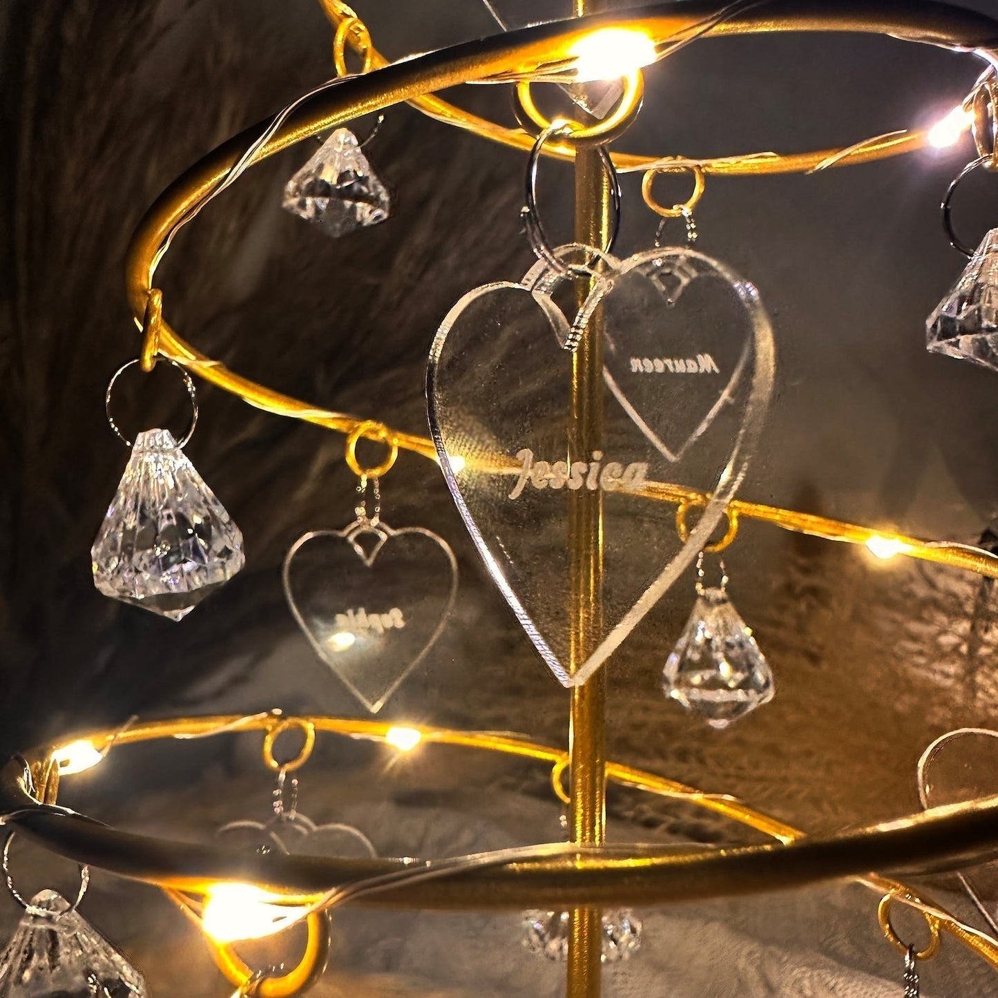 Árbol de Recuerdos Navideños - Estilo Festivo y Personalización Exclusiva