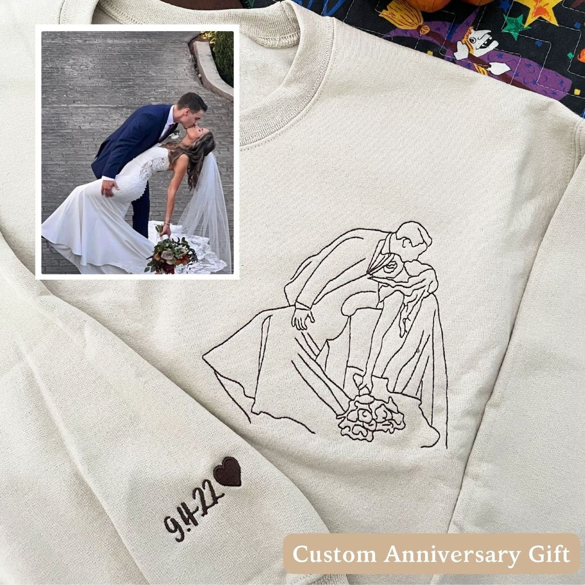 T-shirt et Sweat-shirt Personnalisé avec Photo | Le Cadeau Idéal pour les Couples et les Familles