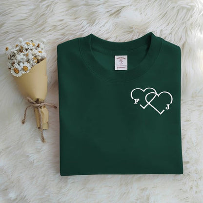 Pull Cœurs Brodés | L'Amour qui Réchauffe