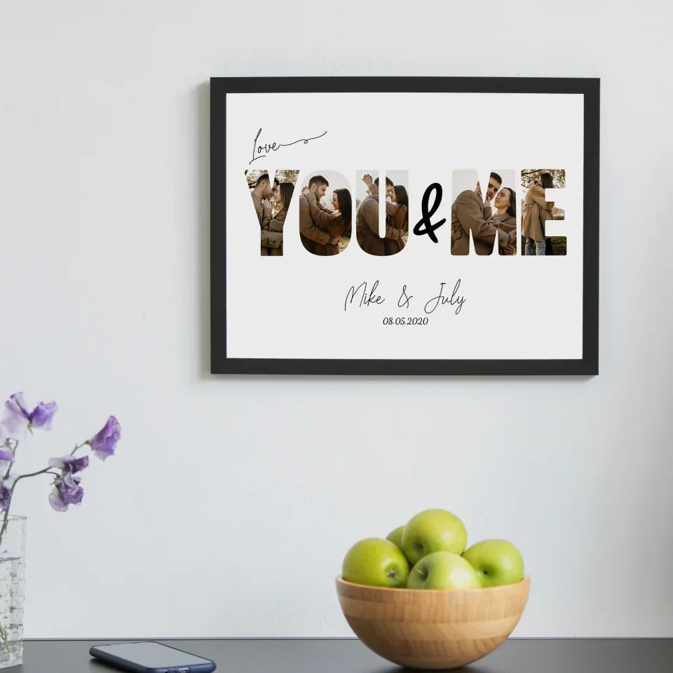 Tú y Yo - Póster Personalizado