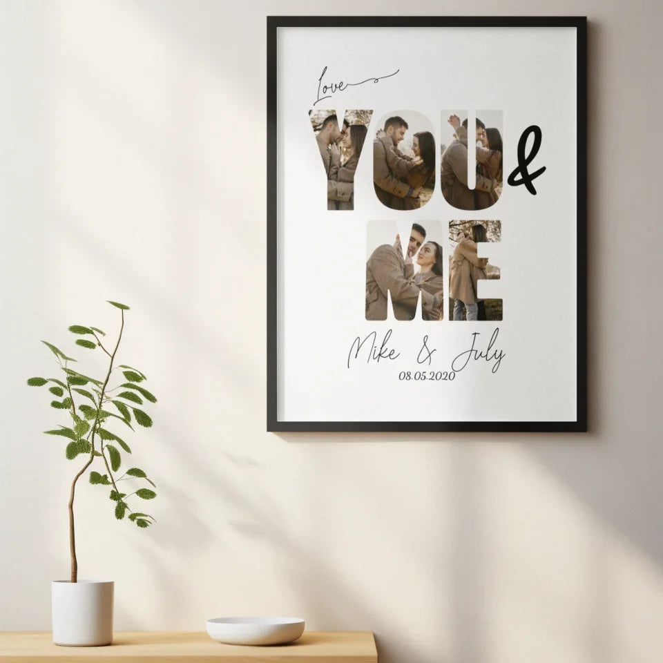 Tú y Yo - Póster Personalizado