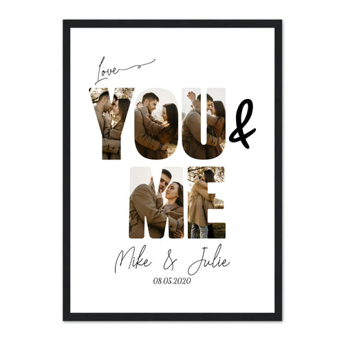 Tú y Yo - Póster Personalizado