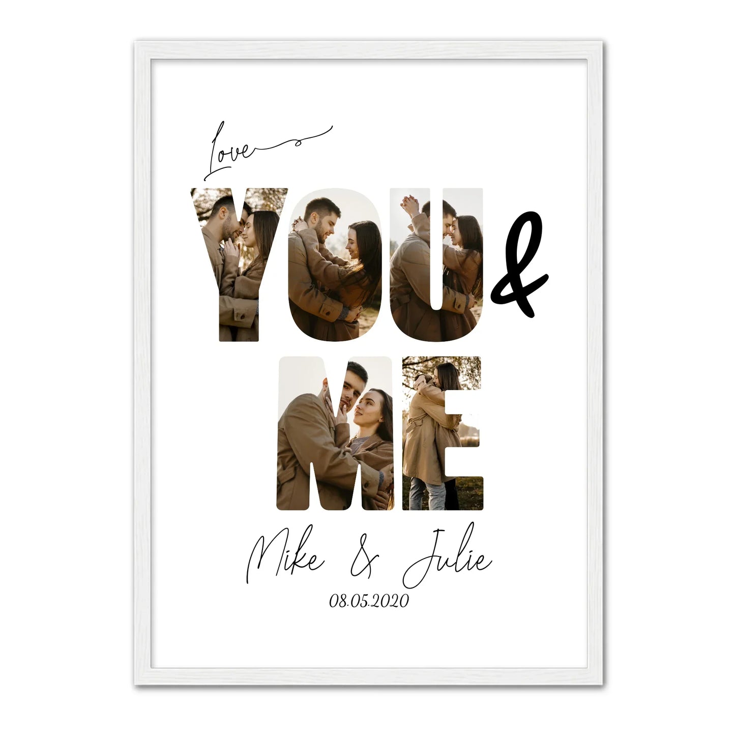 Tú y Yo - Póster Personalizado