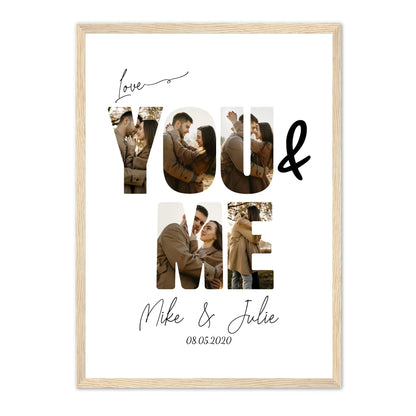 Tú y Yo - Póster Personalizado