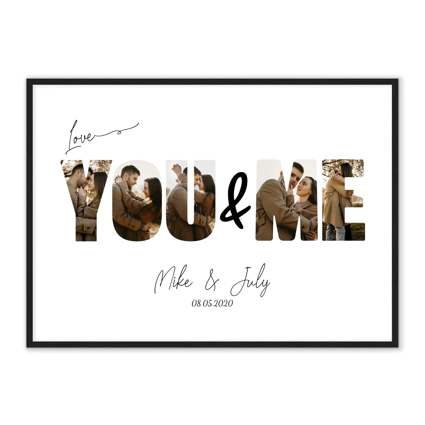 Tú y Yo - Póster Personalizado