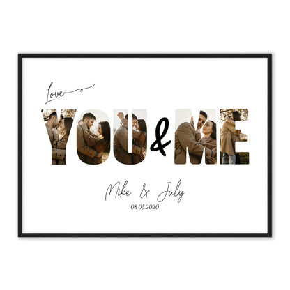 Tú y Yo - Póster Personalizado