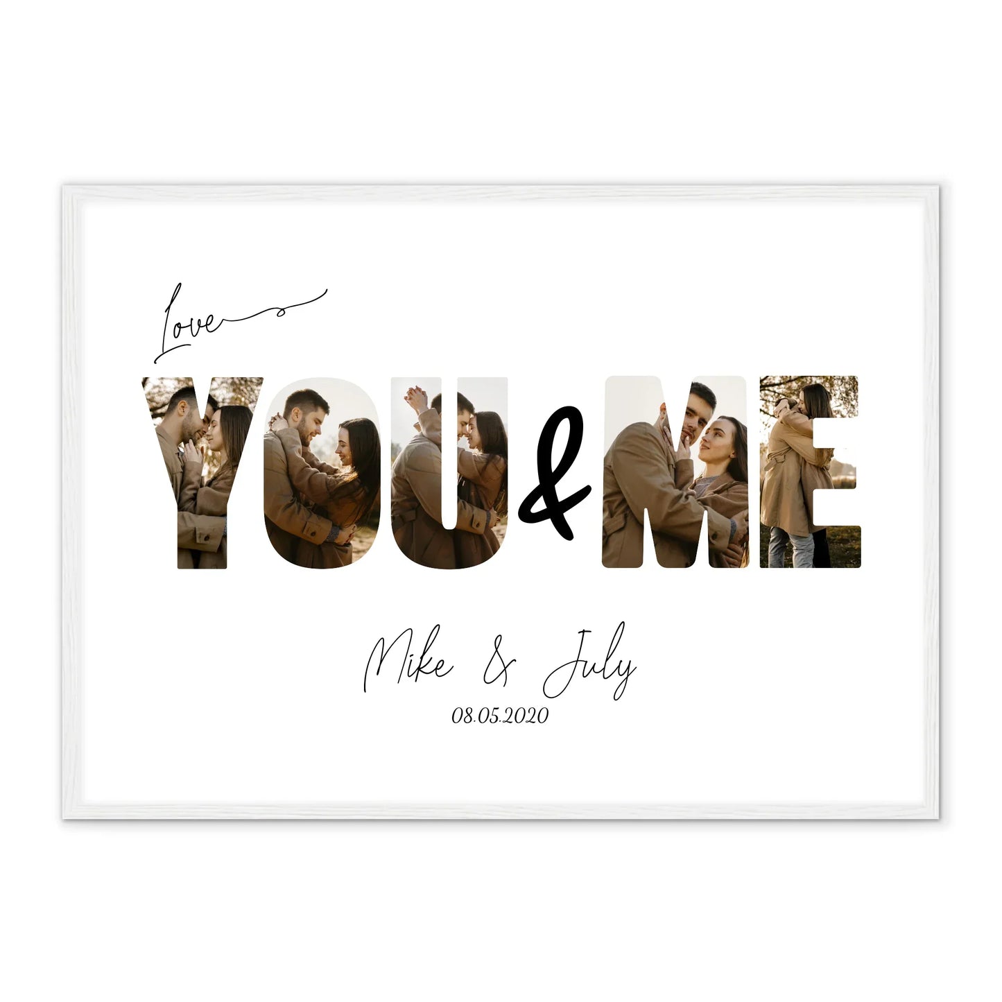 Tú y Yo - Póster Personalizado