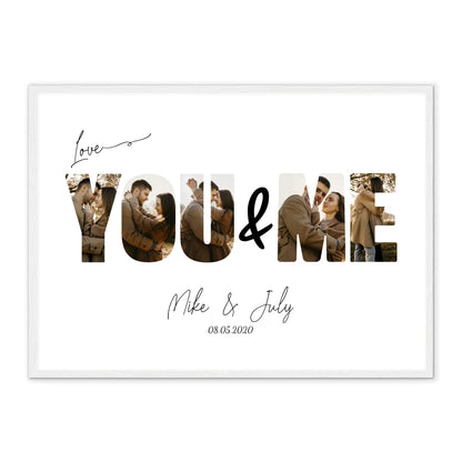 Tú y Yo - Póster Personalizado
