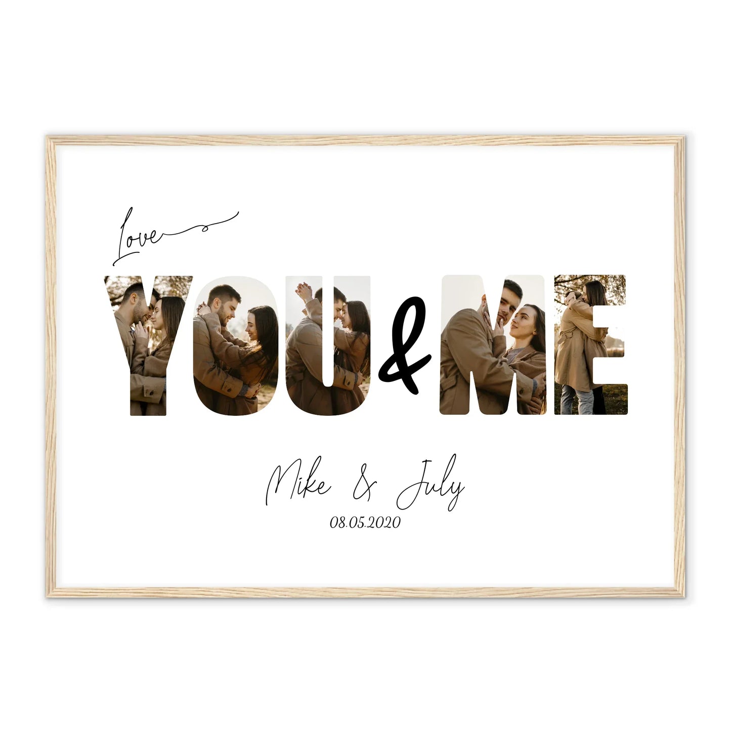 Tú y Yo - Póster Personalizado