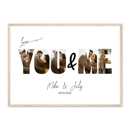 Tú y Yo - Póster Personalizado