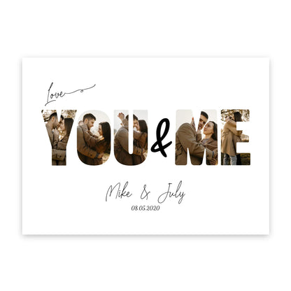 Tú y Yo - Póster Personalizado
