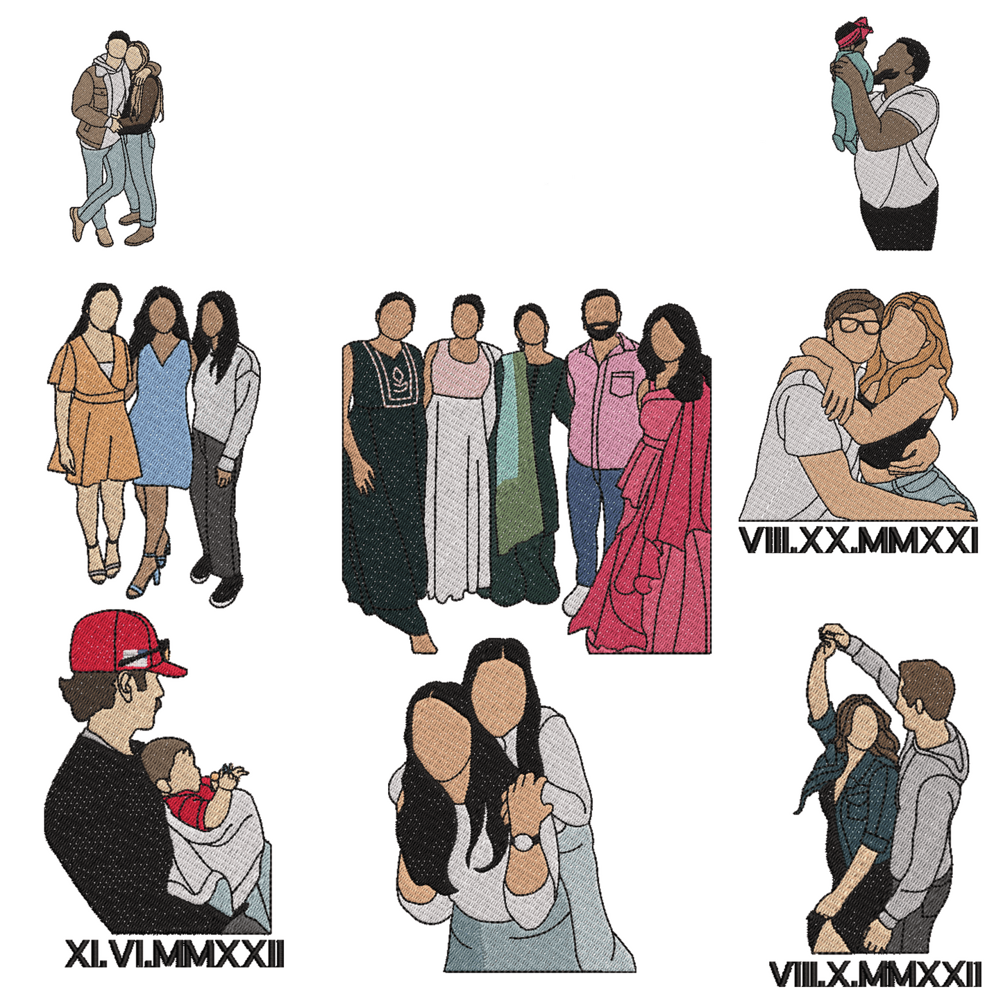 T-shirt et Sweat-shirt Personnalisé avec Photo | Le Cadeau Idéal pour les Couples et les Familles