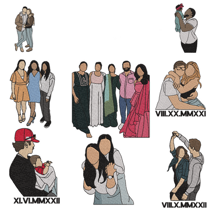 T-shirt et Sweat-shirt Personnalisé avec Photo | Le Cadeau Idéal pour les Couples et les Familles