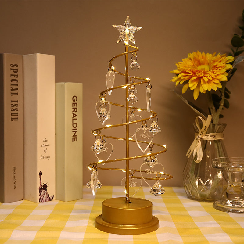 Árbol de Recuerdos Navideños - Estilo Festivo y Personalización Exclusiva