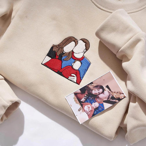 T-shirt et Sweat-shirt Personnalisé avec Photo | Le Cadeau Idéal pour les Couples et les Familles