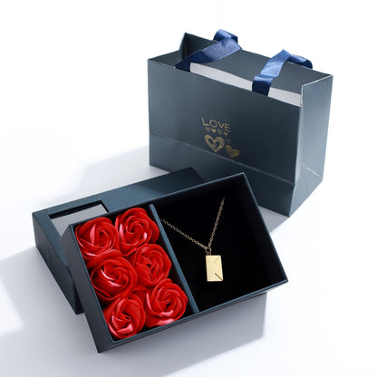 Collier avec Pendentif Enveloppe Personnalisé - Preuve d'Amour