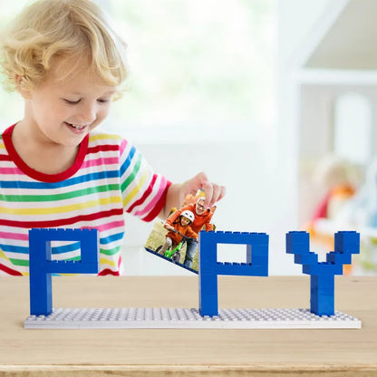 Puzzle de Briques Personnalisé avec Photo - Cadeau pour Papa