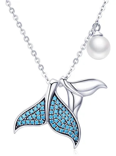 Collar Cola de sirena - Plata 925
