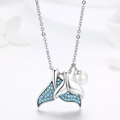 Collar Cola de sirena - Plata 925