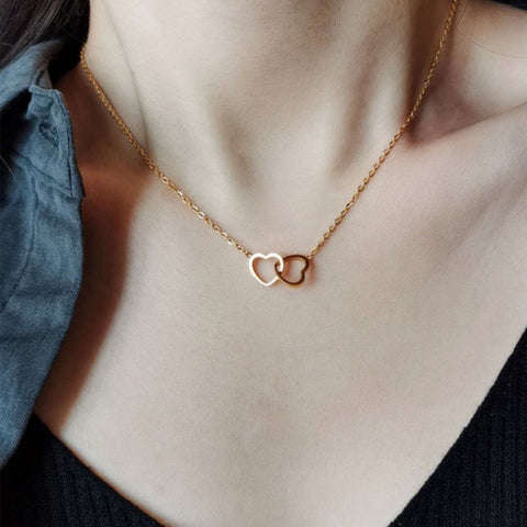 BOÎTE ROSE ÉTERNELLE - AVEC COLLIER PERSONNALISÉ