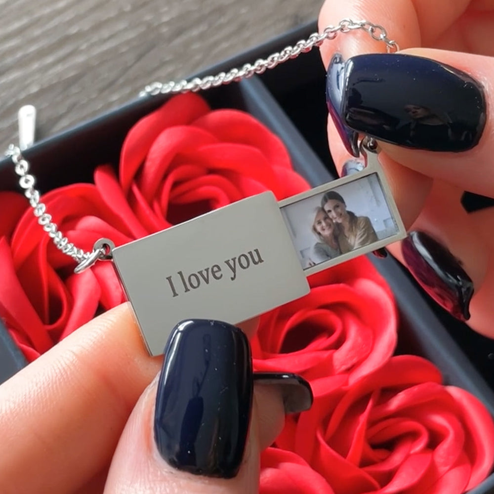 Collier enveloppe « Lettre d'amour » – Un souvenir éternel (Personnalisable)