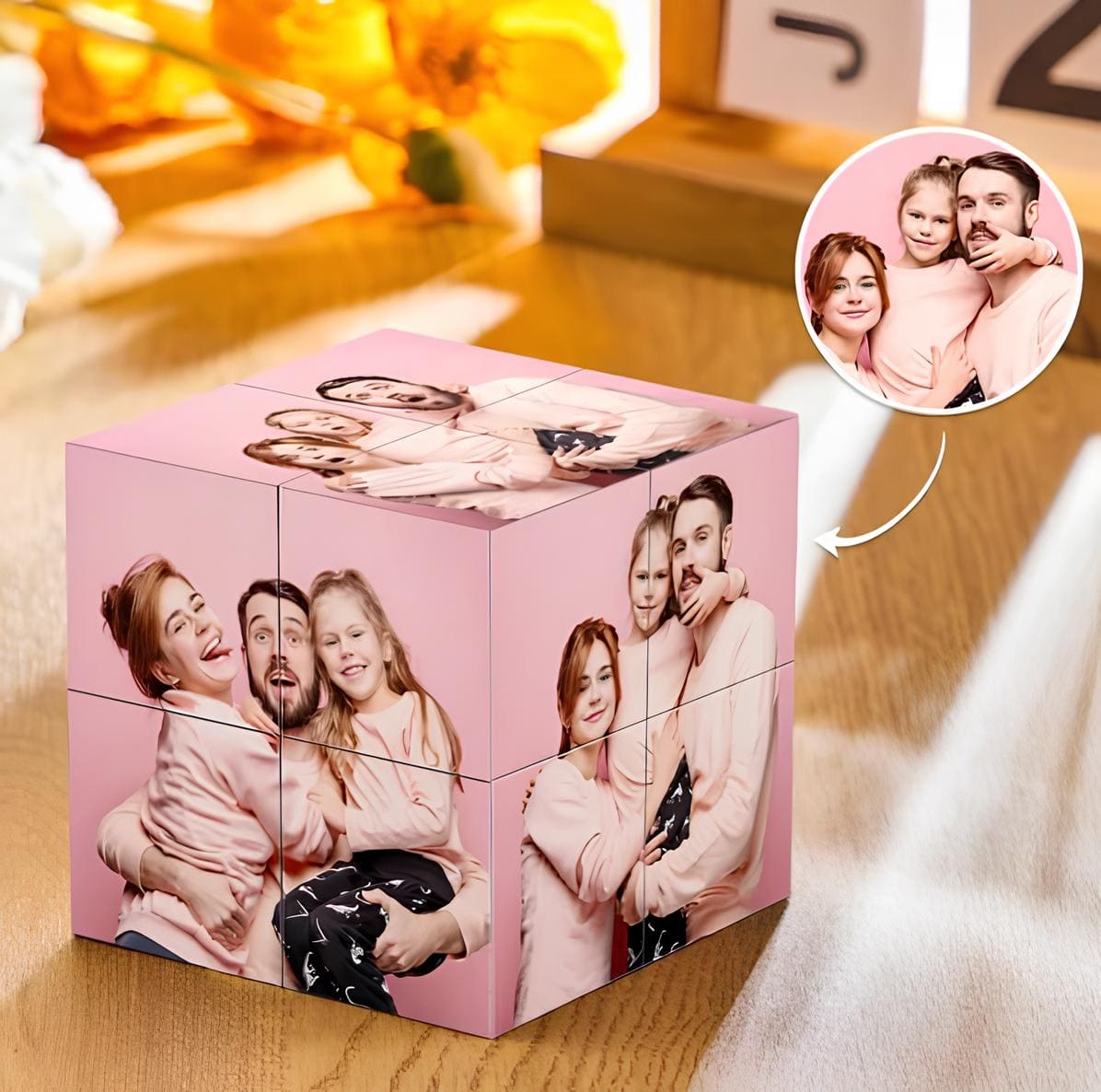 Cube Photo Infinity - Le Cadeau qui Transforme les Souvenirs en Émotions