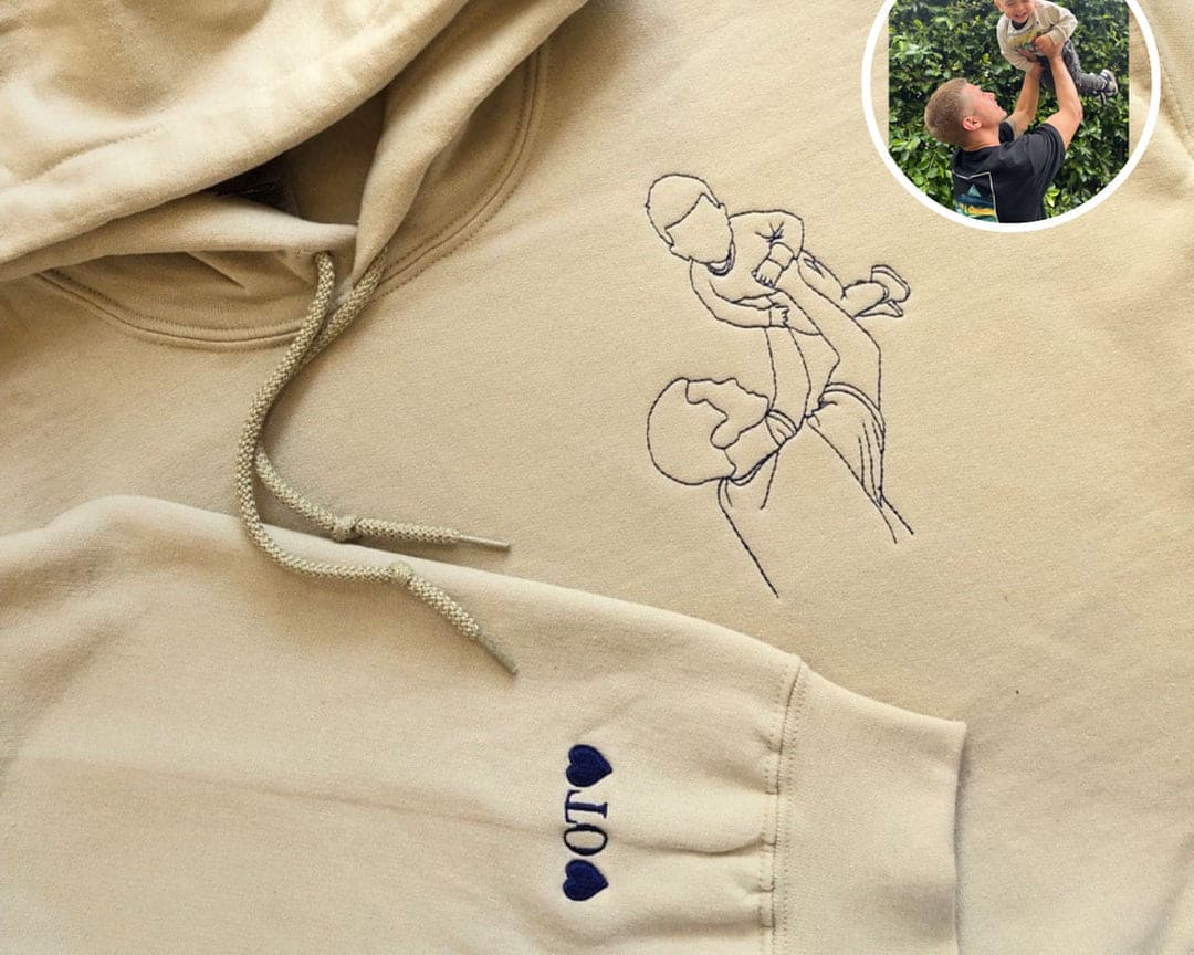 T-shirt Personnalisé avec Photos - Cadeau spécial pour la Fête des Pères