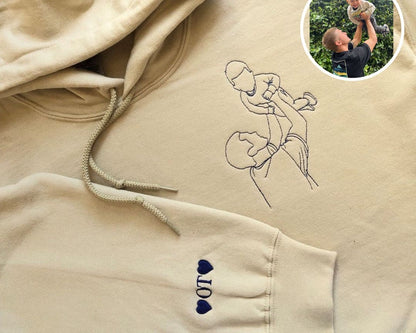 T-shirt Personnalisé avec Photos - Cadeau spécial pour la Fête des Pères