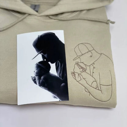 T-shirt Personnalisé avec Photos - Cadeau spécial pour la Fête des Pères