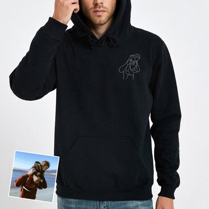 T-shirt Personnalisé avec Photos - Cadeau spécial pour la Fête des Pères