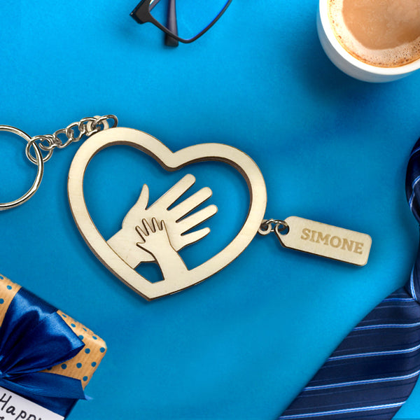 PORTE-CLÉS PERSONNALISÉ - CADEAU POUR LA FÊTE DES PÈRES