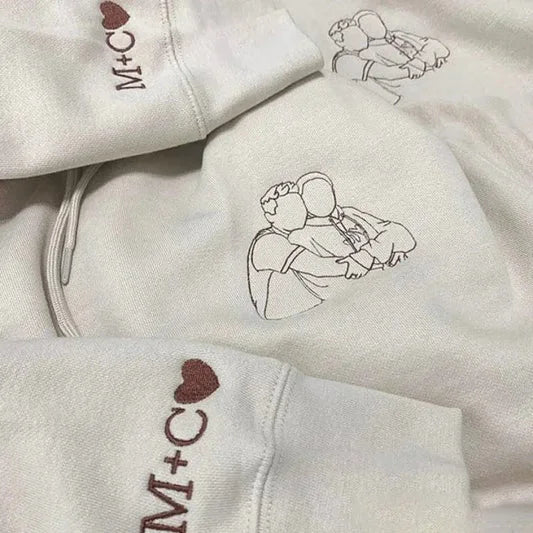 Camiseta personalizada con el diseño de la foto de la pareja