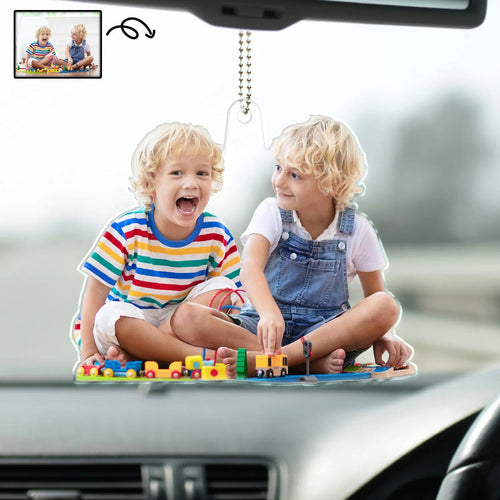 Adorno personalizado para el coche - Lleva a tus angelitos de la guarda contigo todos los días