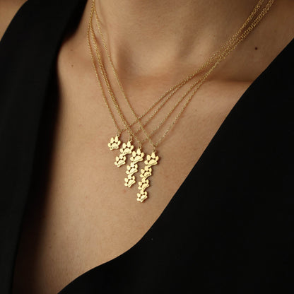 Collier Patte Personnalisé avec le Nom de votre Animal - Portez votre meilleur ami avec vous 24h/24 !