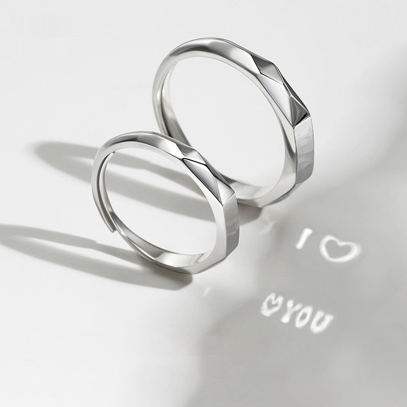 Anillos de reflexión de amor