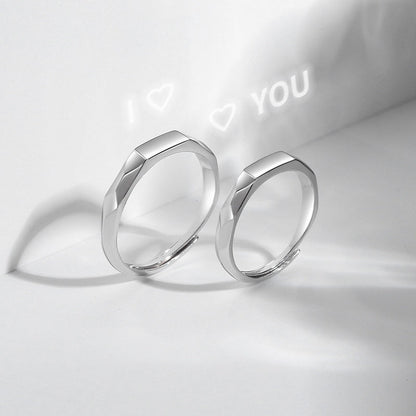Anillos de reflexión de amor