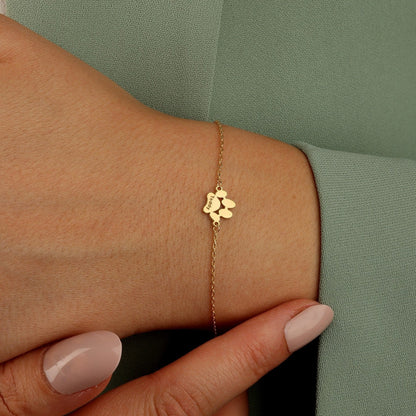 Collier Patte Personnalisé avec le Nom de votre Animal - Portez votre meilleur ami avec vous 24h/24 !